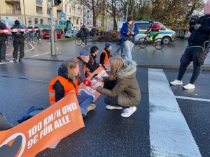 Letzte Generation München Protest
