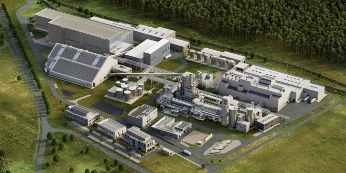 Plan der Konverteranlage von Rock Tech Lithium