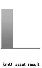 Das AssetRanking ist ein Vermögensvergleich mit einem durchschnittlichen KMU. Links der Assetvergleich, rechts das operative Ergebnis