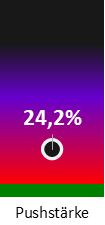 Die Pushstärke ist umso höher, je stärker die Kurse vom durchschnittlichen Verlauf abweichen und daher ein Verdacht auf Kursmanipulation besteht.