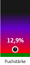 Die Pushstärke ist umso höher, je stärker die Kurse vom durchschnittlichen Verlauf abweichen und daher ein Verdacht auf Kursmanipulation besteht.