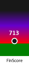 Der FinanzScore ist umso höher, je schlechter die finanzielle Situation des Unternehmens bewertet wird.