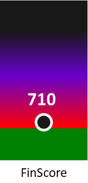 Der FinanzScore ist umso höher, je schlechter die finanzielle Situation des Unternehmens bewertet wird.