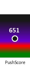Der PushScore ist umso höher, je schlechter die Aktienbewertung ausfällt.