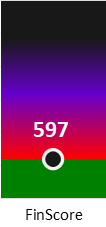 Der FinanzScore ist umso höher, je schlechter die finanzielle Situation des Unternehmens bewertet wird.